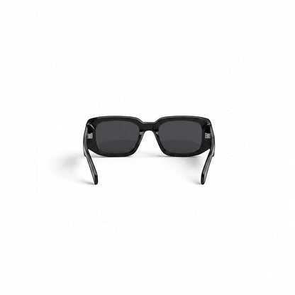 EVIE EYEWEAR Modelo Oréa black rectangular sunglasses with matte finish and UV protection.